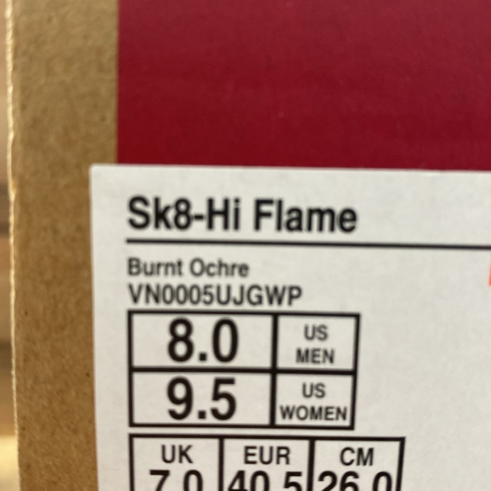 VANS SK8 HI FLAME 🔥 BRAND NEW - Picture 8 of 8